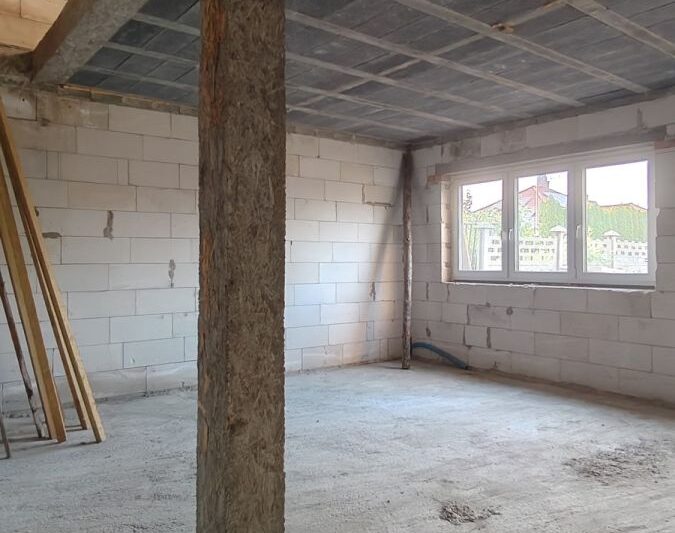 Bliźniak 2x 91 m²| stan surowy | Strzałkowo