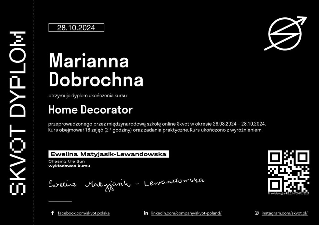 Dyplom Home Decorator