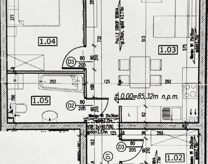 Mieszkanie z tarasem i ogrodem,  54m2 + 120m2
